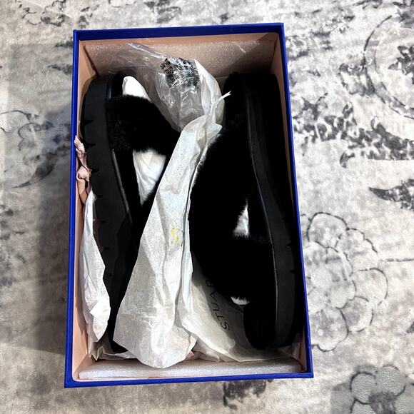 Stuart Weitzman Roza Lifted Slide Sz 40/ 9.5B - Picture 7 of 9